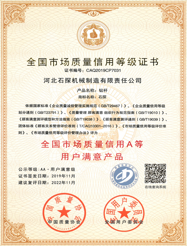 Сертификат национального рыночного кредитного рейтинга